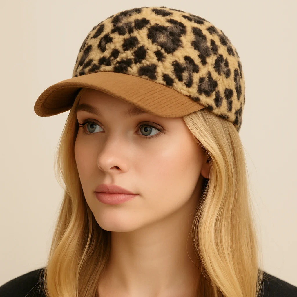 Leopard Print Baseball Cap - Image 2