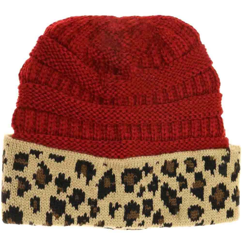 Leopard Print C.C Beanie Tail - Image 2
