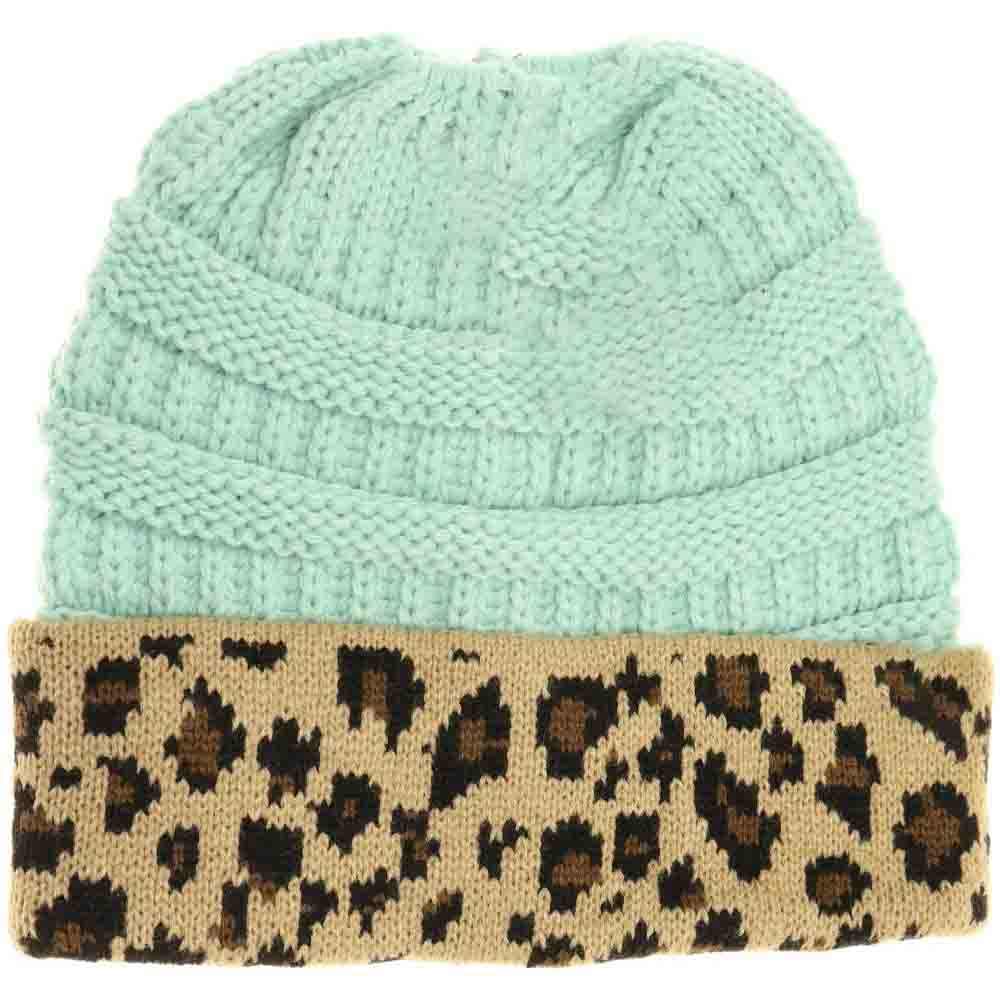 Leopard Print C.C Beanie Tail - Image 3