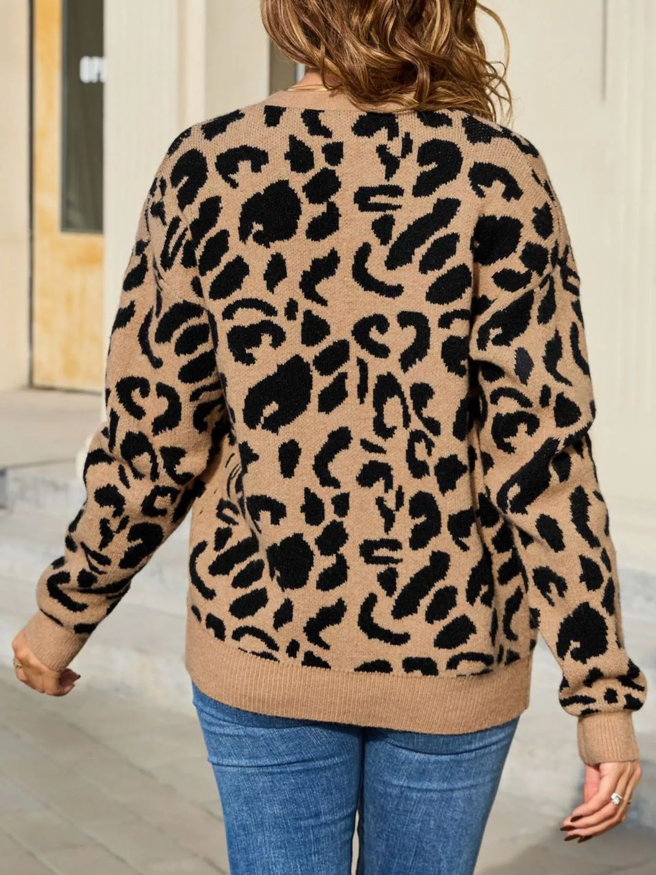 Leopard Tie-Front Cardigan - Image 10
