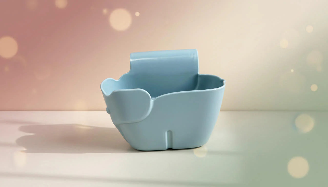 Light Blue Sink Sponge Holder