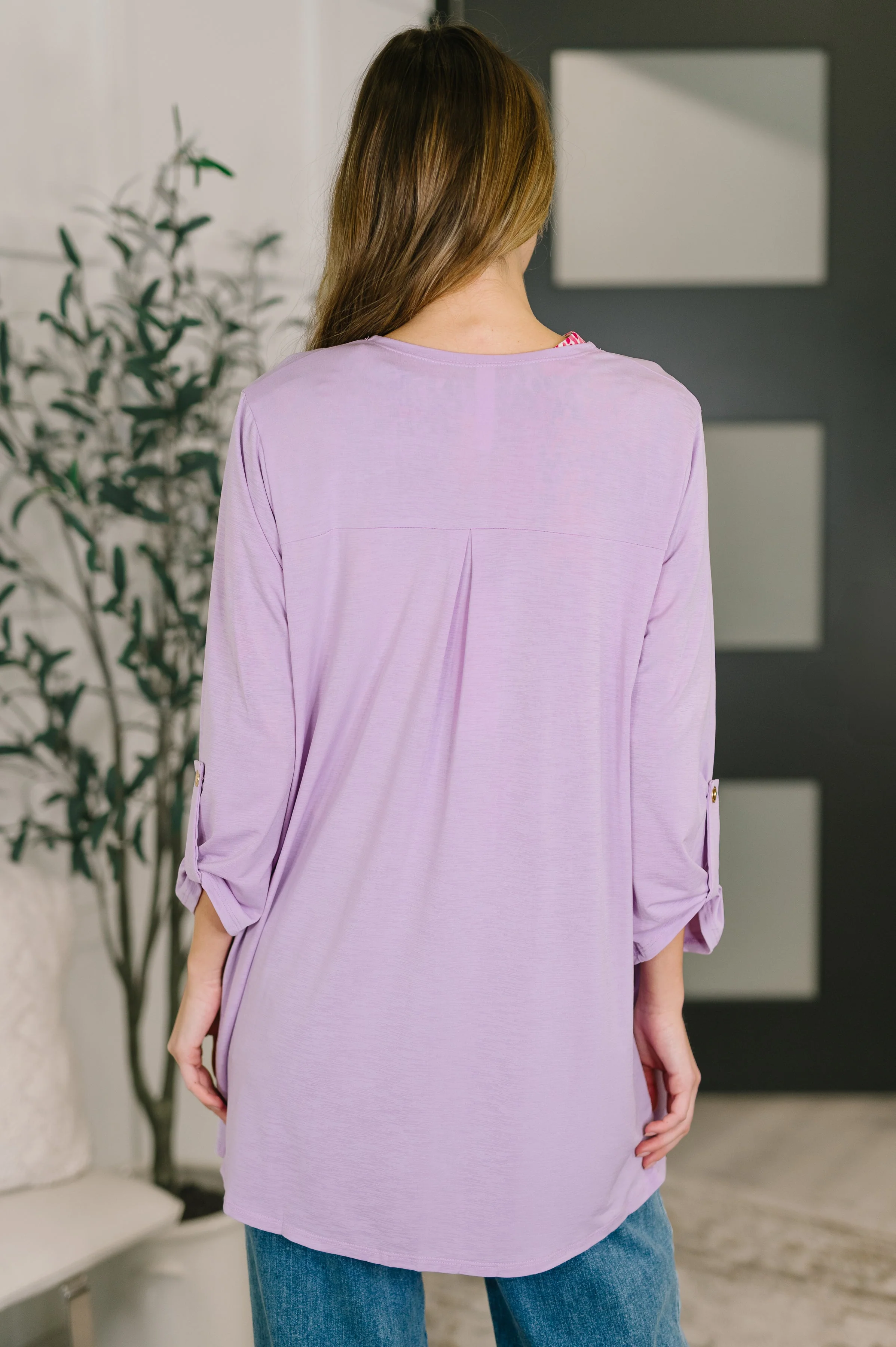 Lizzy Cardigan in Orchid Bloom - Image 5