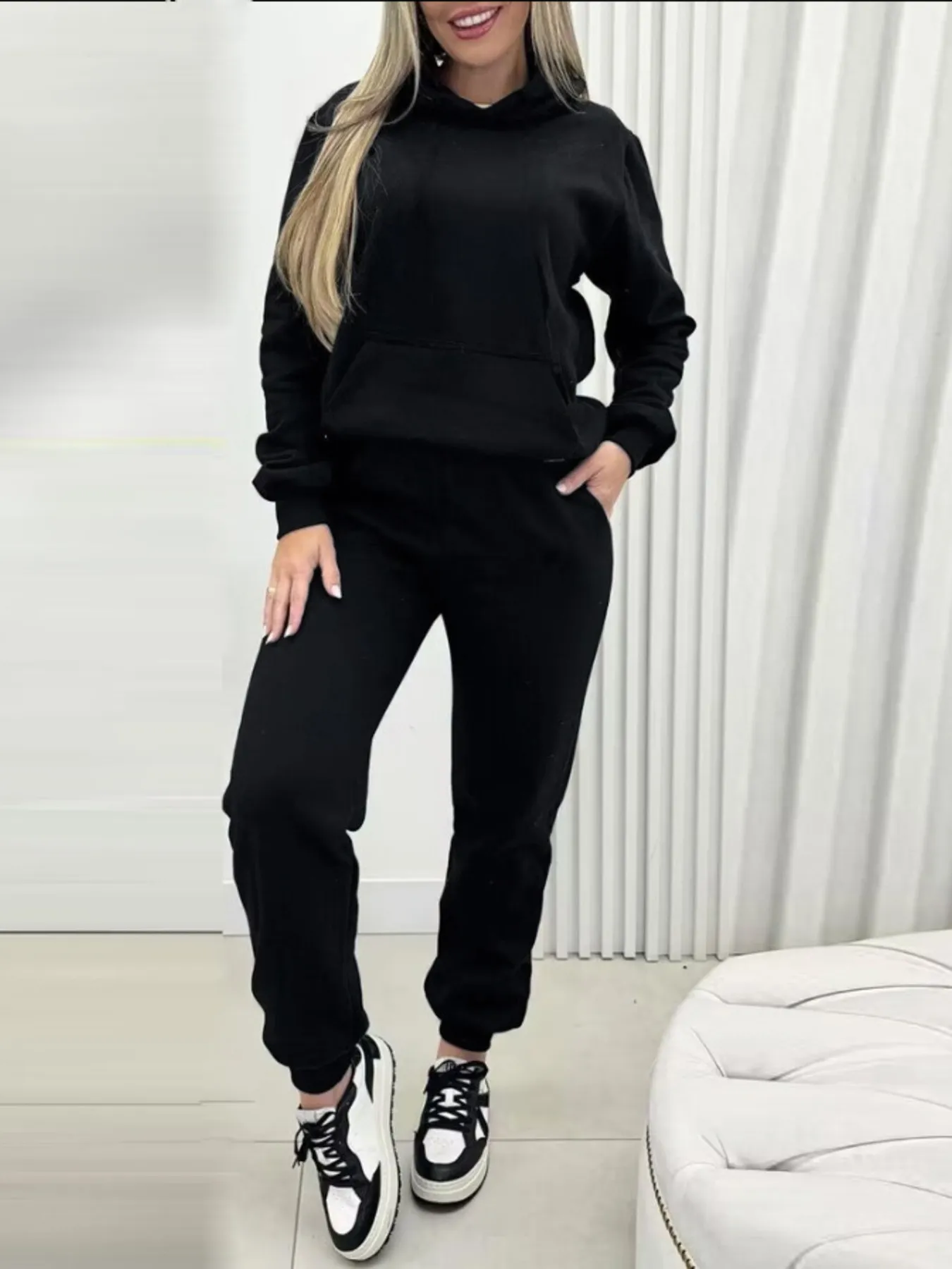 Long Sleeve Hoodie and Joggers Set - Image 7