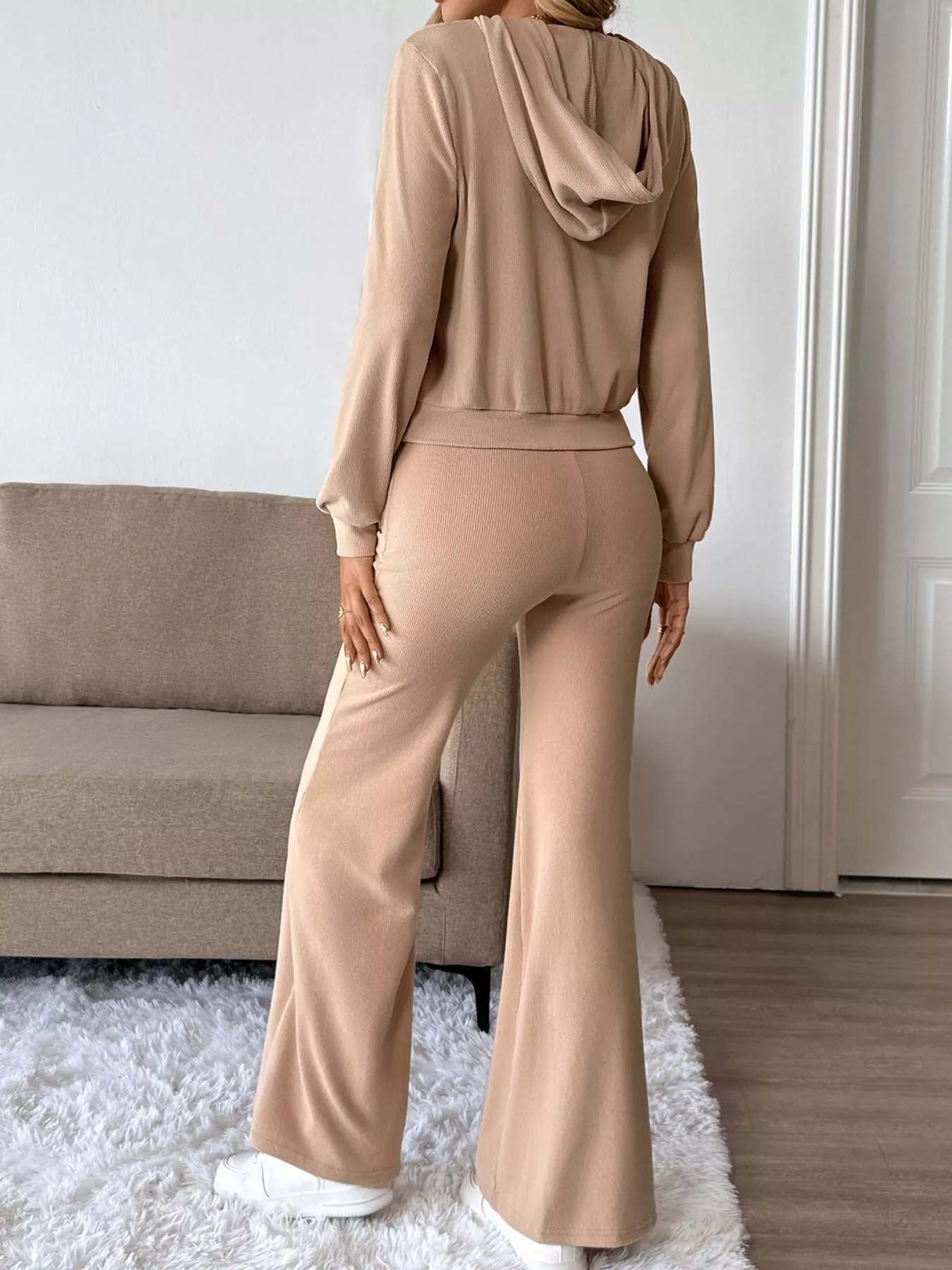 Long Sleeve Hoodie and Pants Set - Image 6