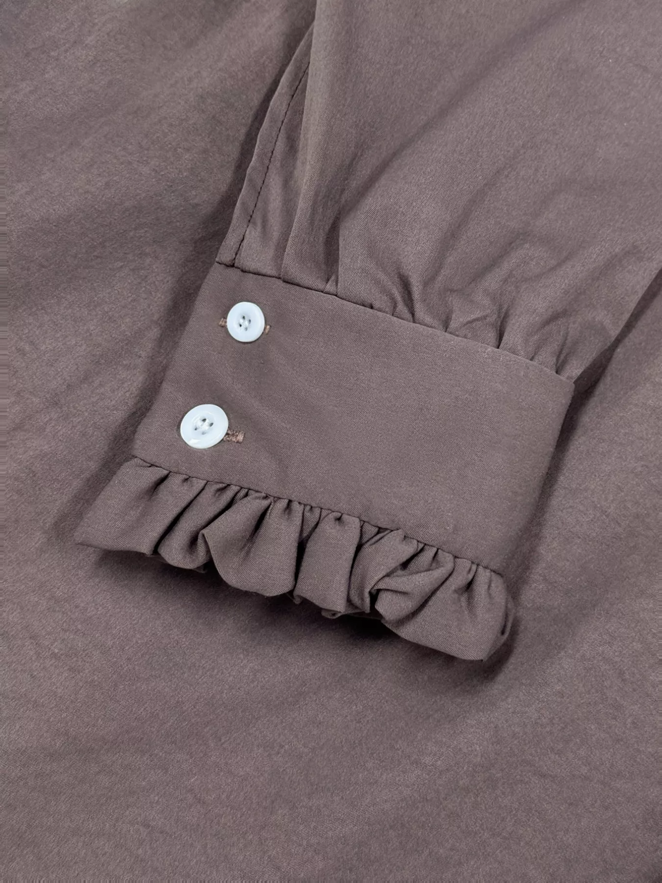 Long Sleeve Tie Waist Ruffle Hem Midi Dress - Image 6