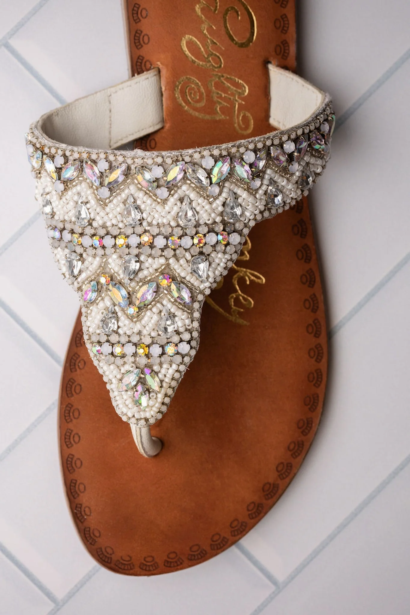 Loving U Sandals in White - Image 5