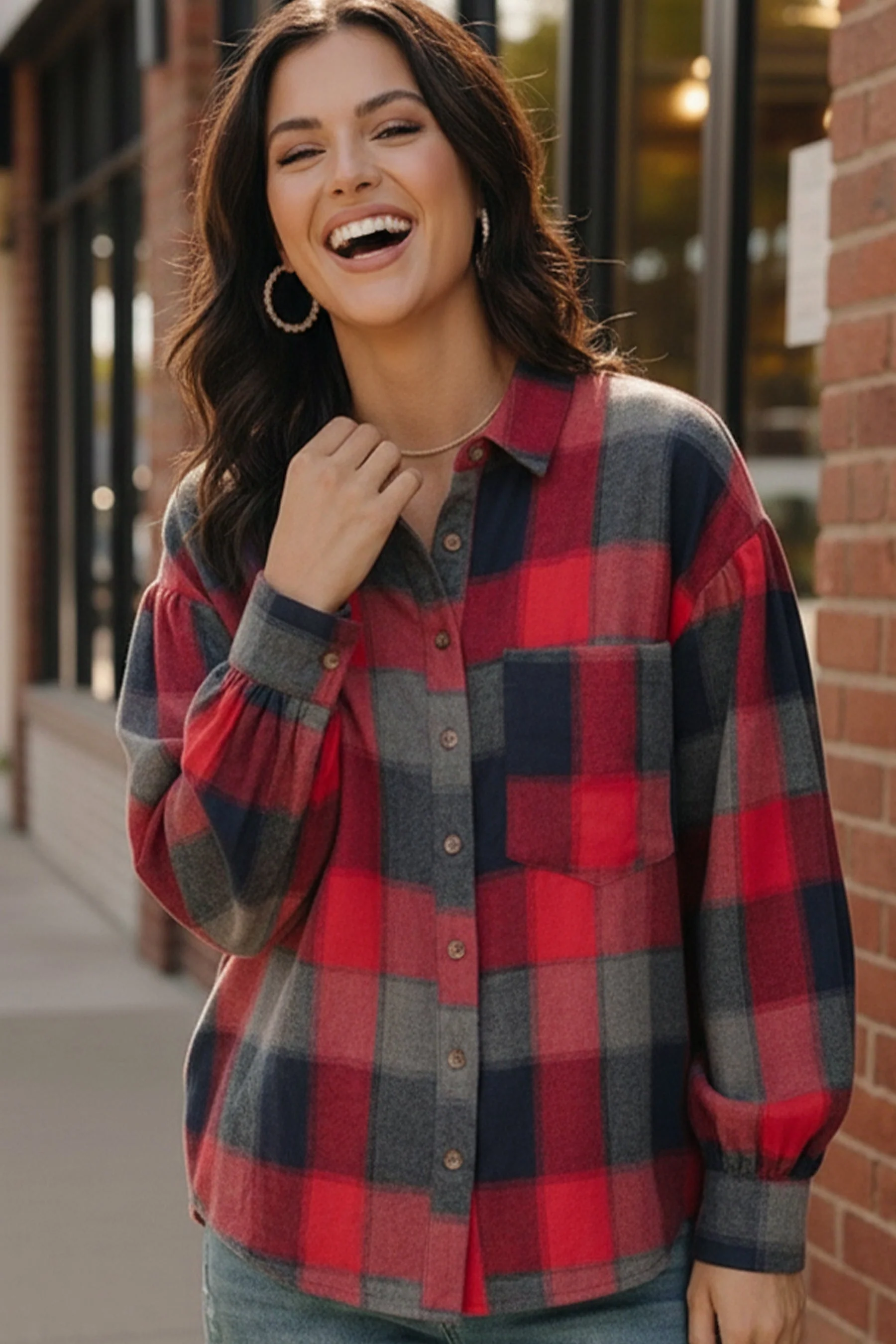 Lumberjack Love Flannel Button Down - Image 3