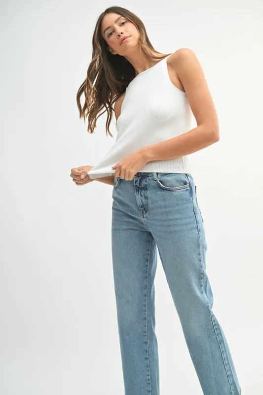 MABLE Ribbed Knit Tank - Image 7