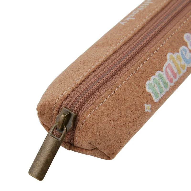 Make It Happen Eco-friendly Cork Pencil Case - Image 4