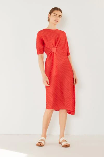 Marina West Swim Pleated Dolman Sleeve Dress - Image 21