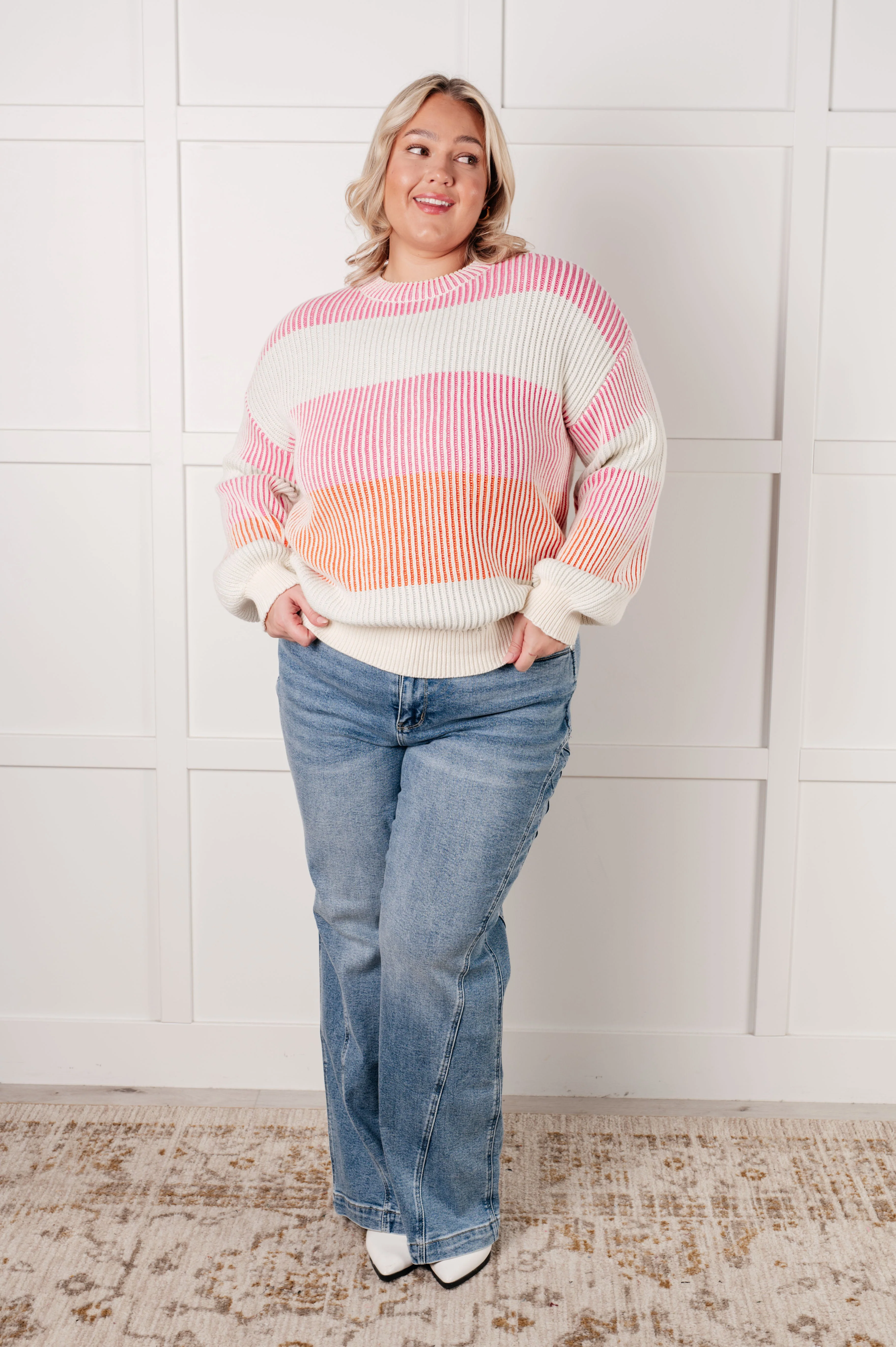 Matchmaker Striped Ribbed Top - Image 4