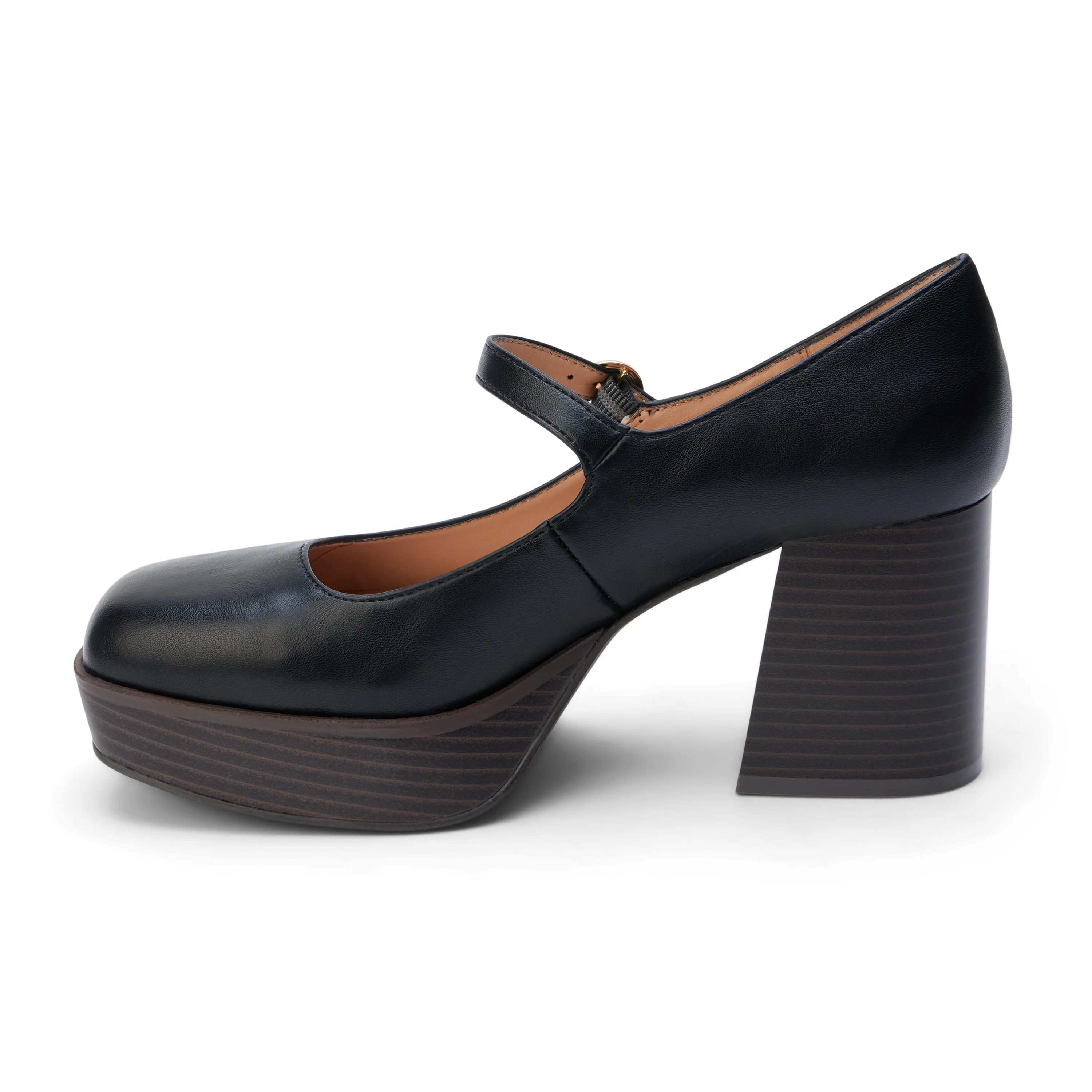 Matilda Platform Heel in Black - Image 2