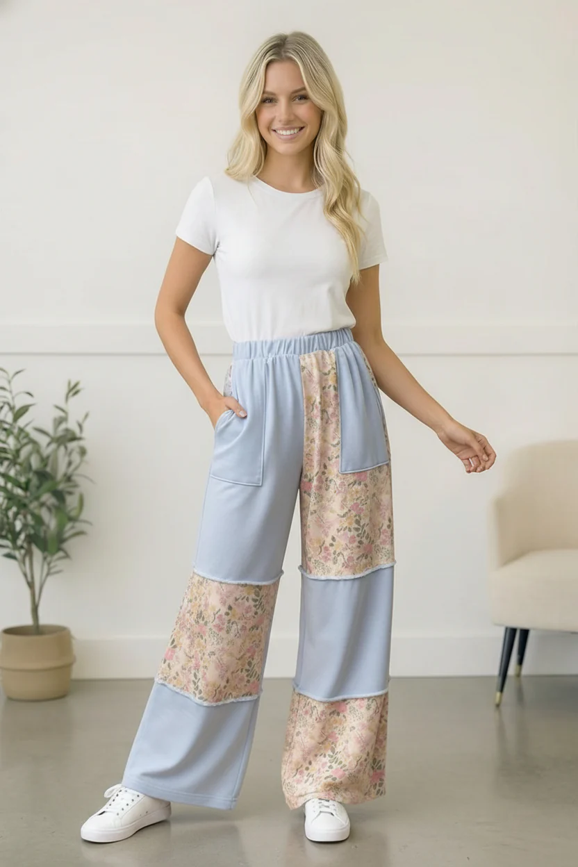 Meadow Muse Patchwork Pants - Image 2
