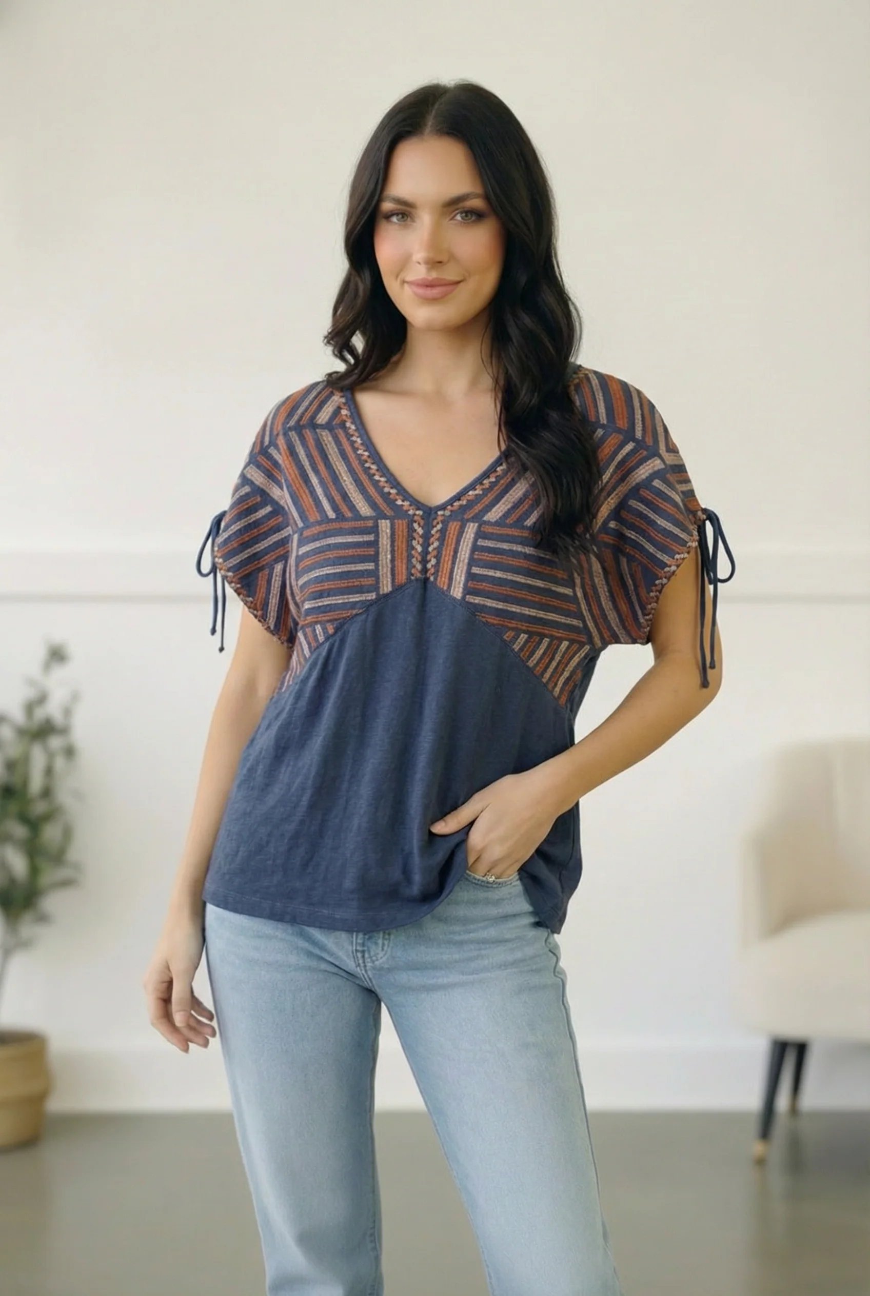Midnight Mesa Boho Top - Image 2