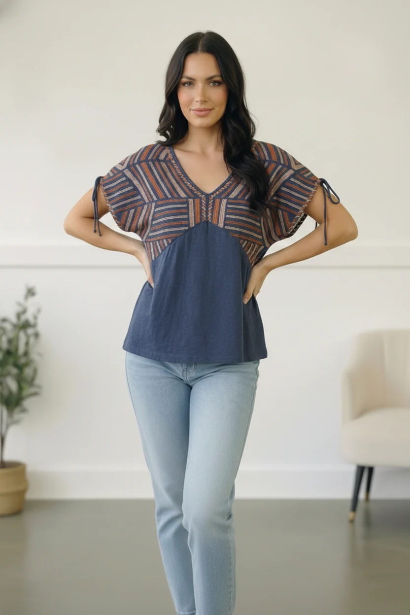 Midnight Mesa Boho Top - Image 4