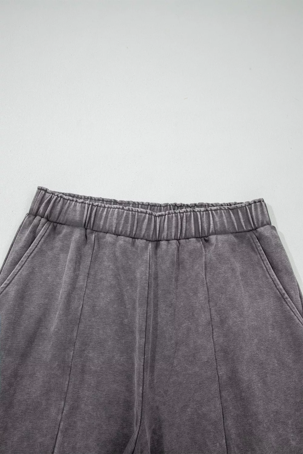 Mineral Wash Leopard Patchwork Loose Pants - Image 6