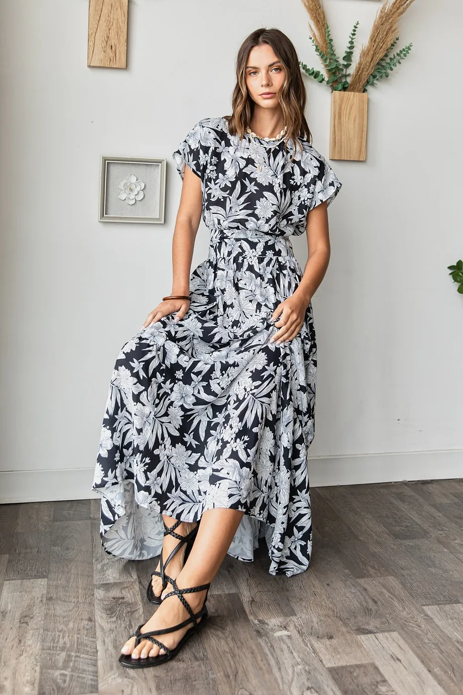Mittoshop Tropical Print Top and Skirt Set - Image 2