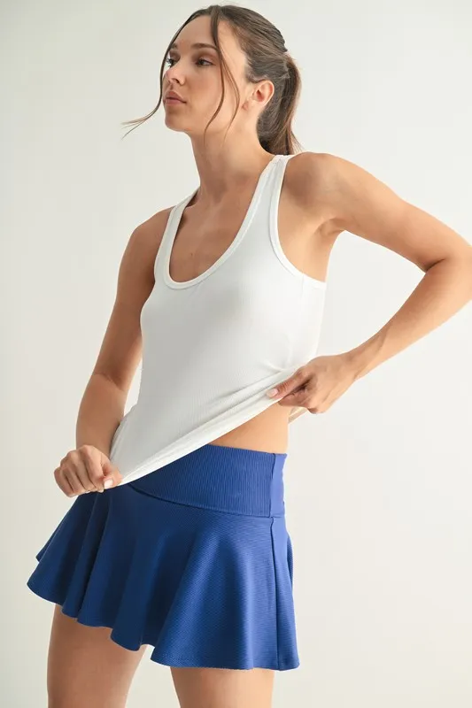 MONO B Slim Fit Scoop Neck Tank - Image 2