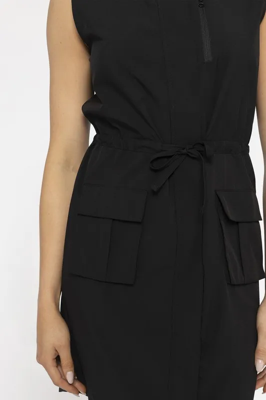 MONO B Versatile Drawstring Waist Tank Dress - Image 5