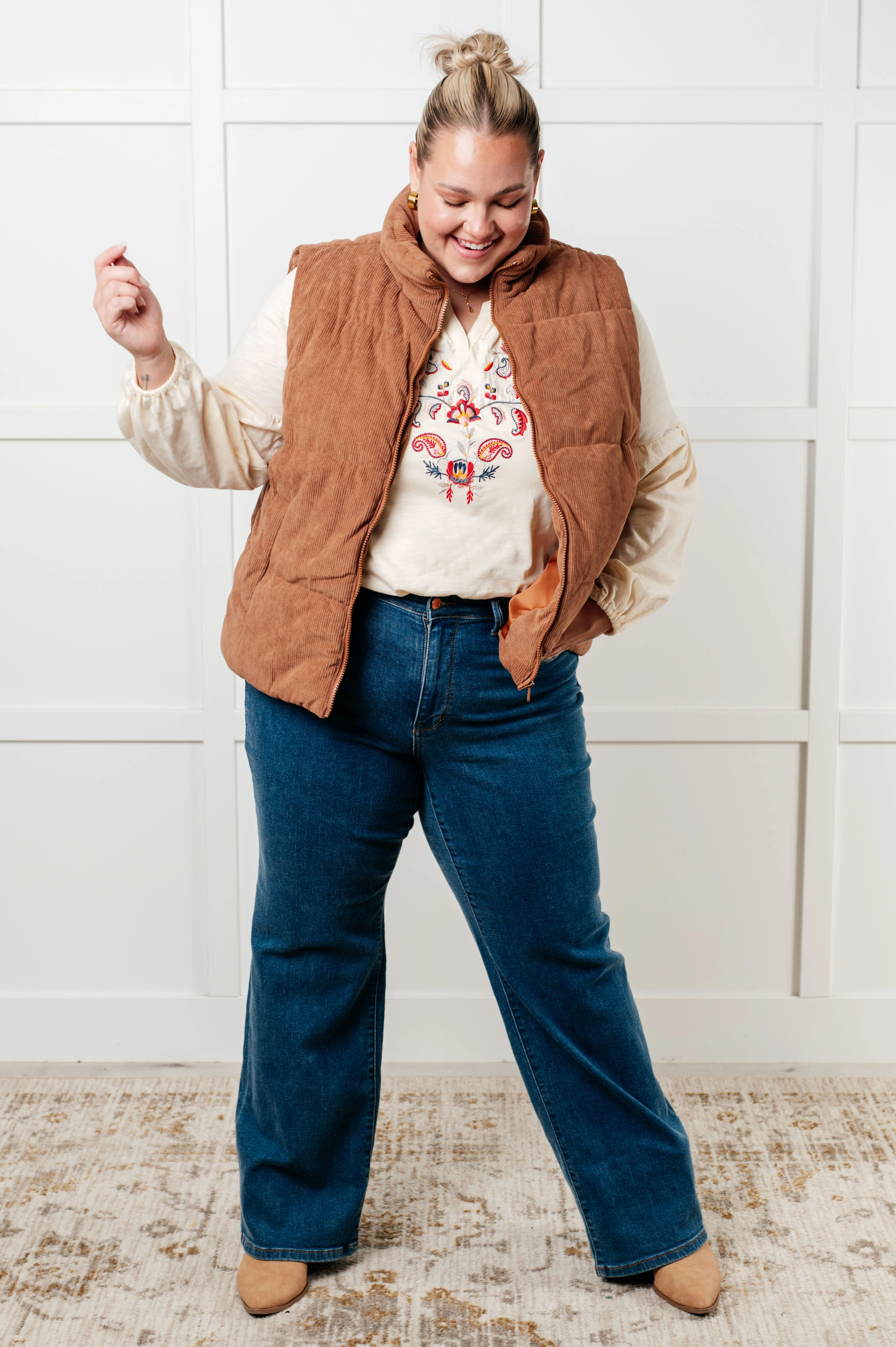 More Than You Would Think Embroidered Blouse - Image 3