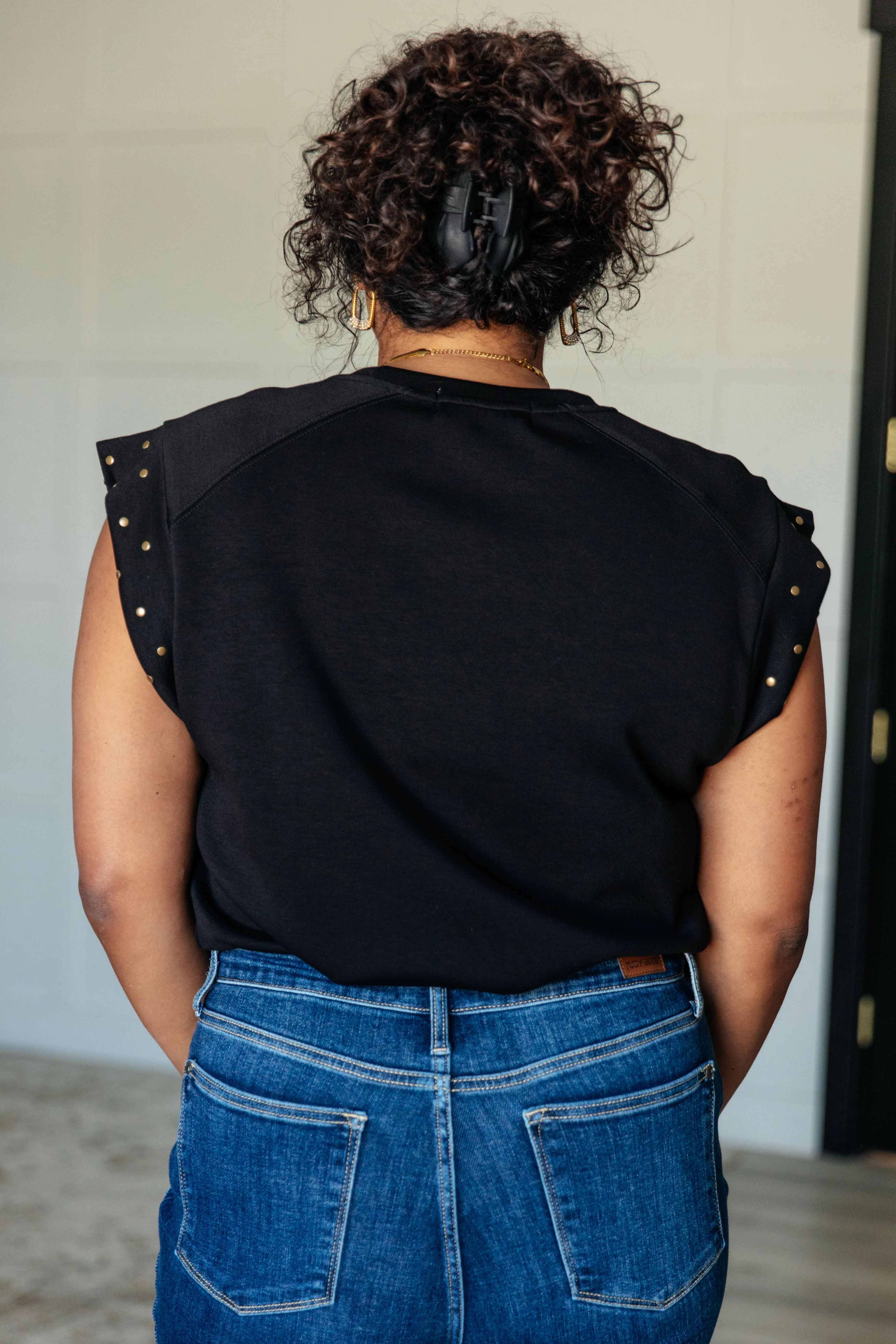 My Domain Studded Cap Sleeve Top - Image 8