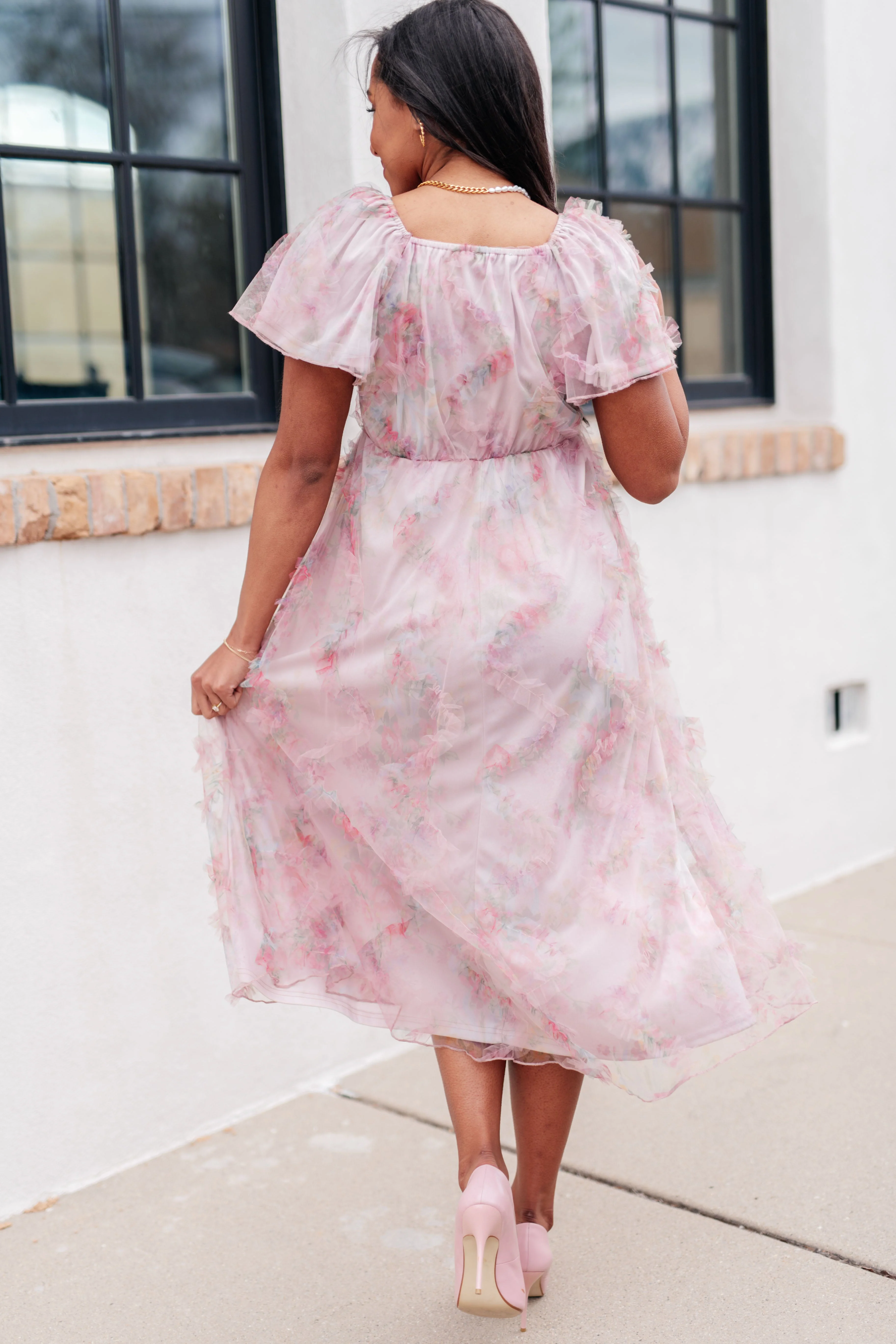 My Little Songbird Fluttersleeve Dress - Image 10