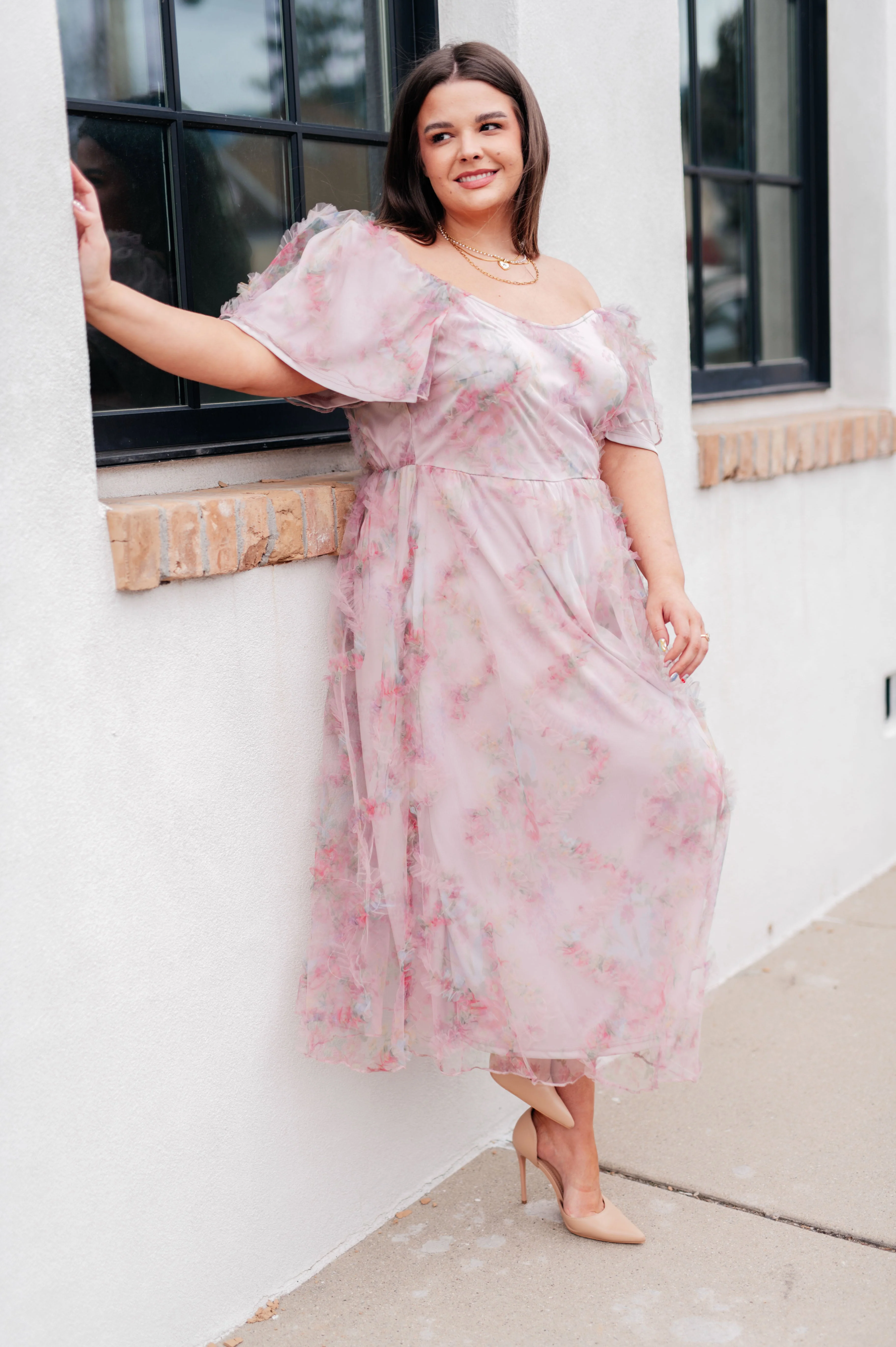 My Little Songbird Fluttersleeve Dress - Image 4