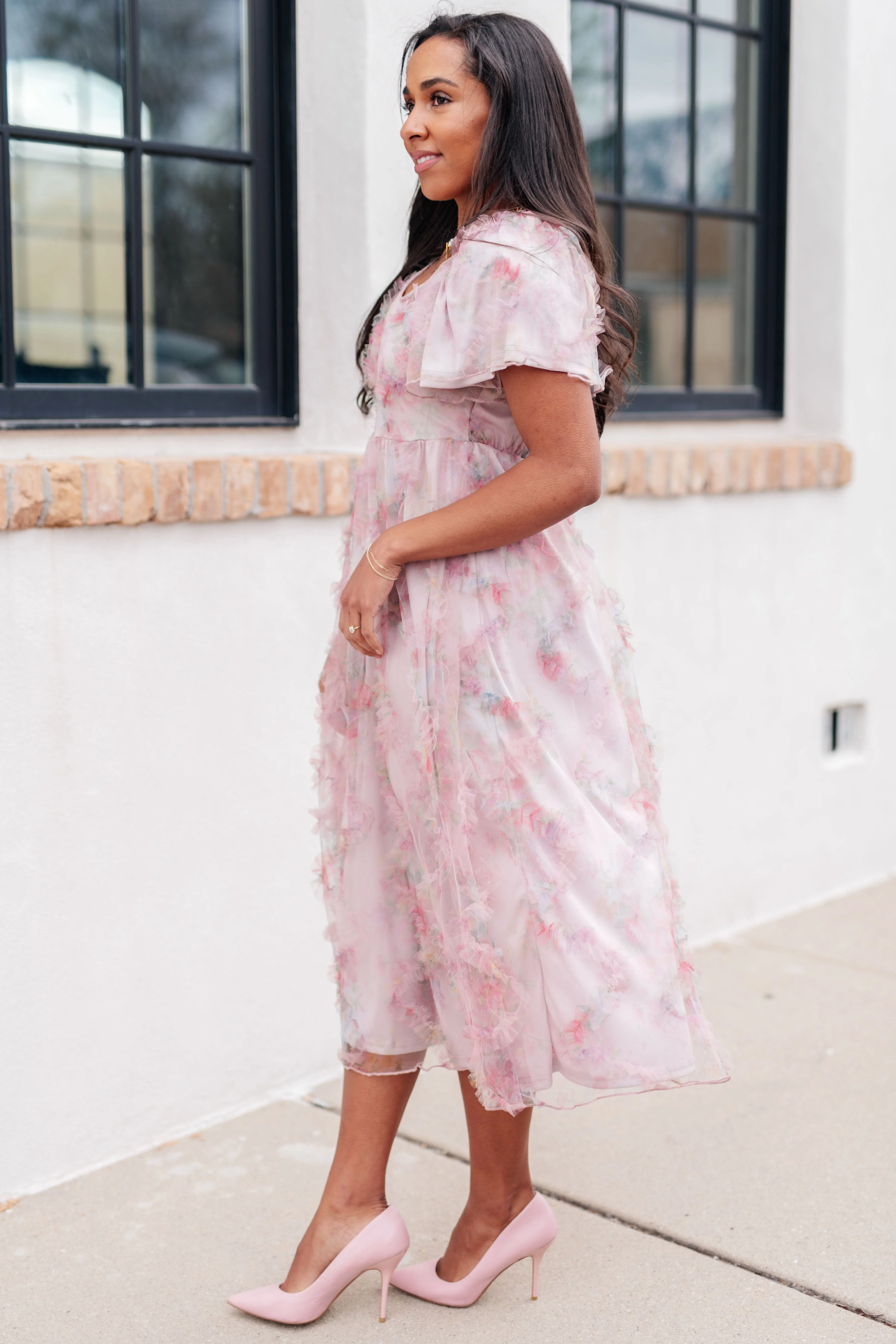 My Little Songbird Fluttersleeve Dress - Image 5
