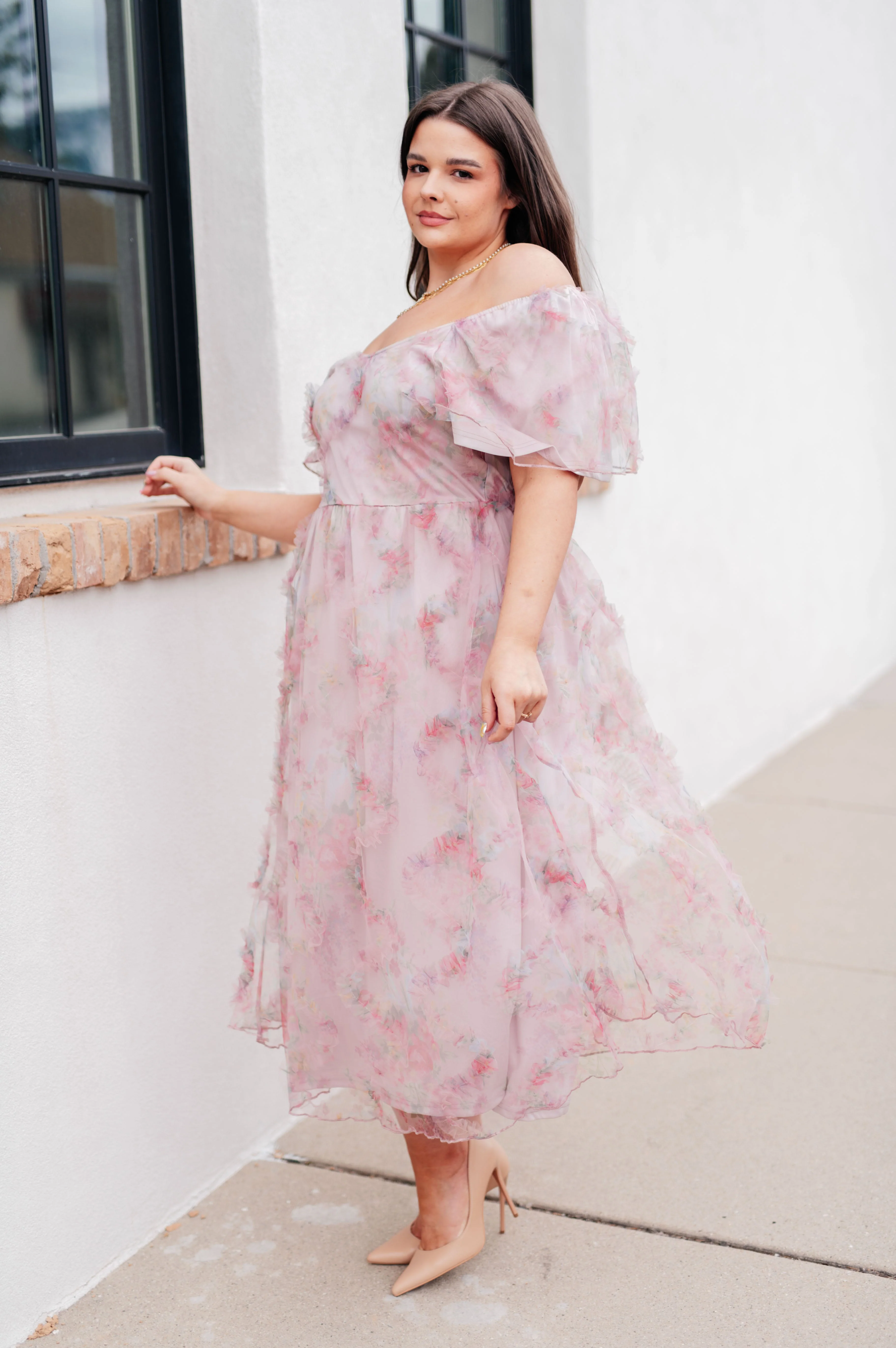 My Little Songbird Fluttersleeve Dress - Image 7