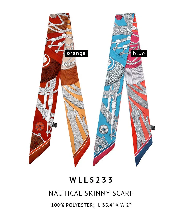 Natural Skinny Scarf - Image 5