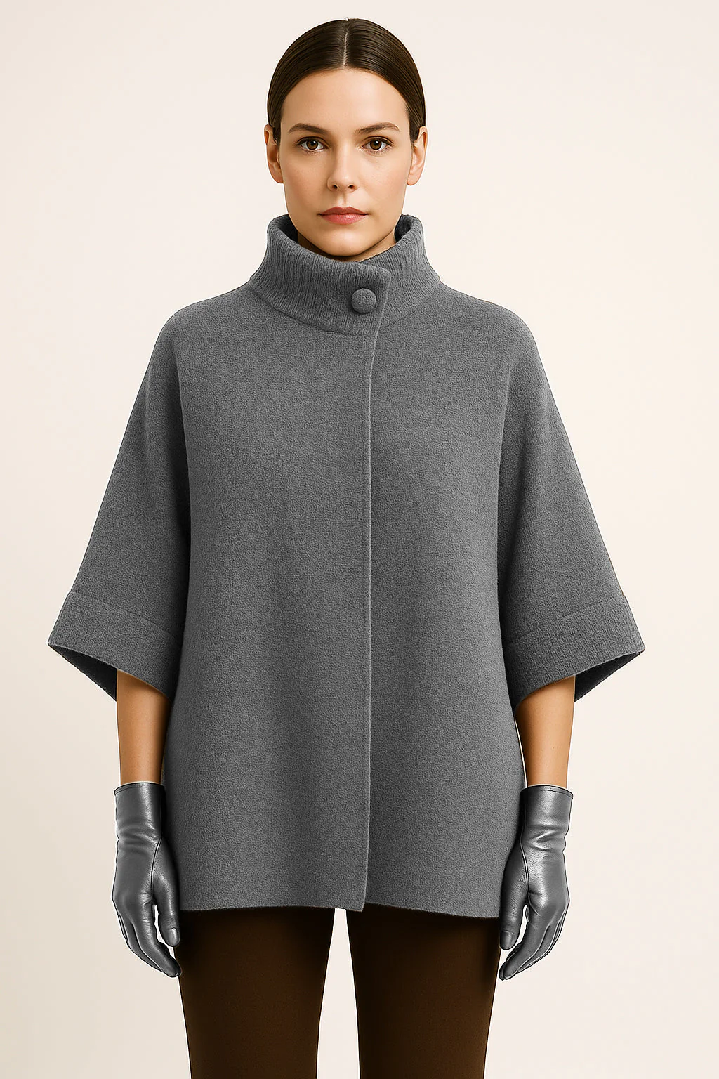 Neck Button Cardigan - Image 10