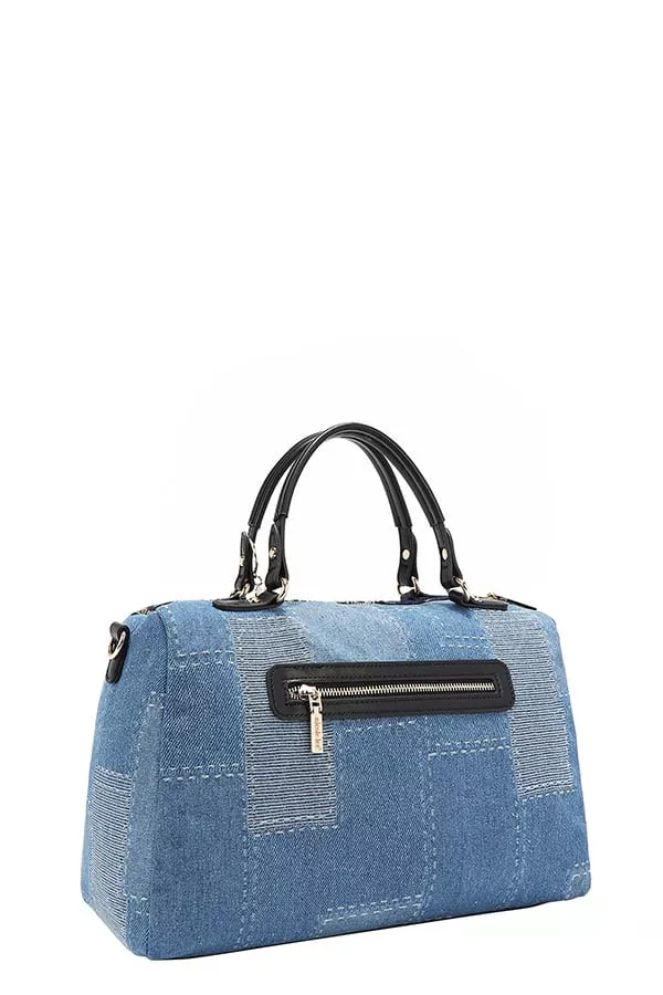 Nicole Lee USA Bosque De Amor Denim Boston Bag - Image 6