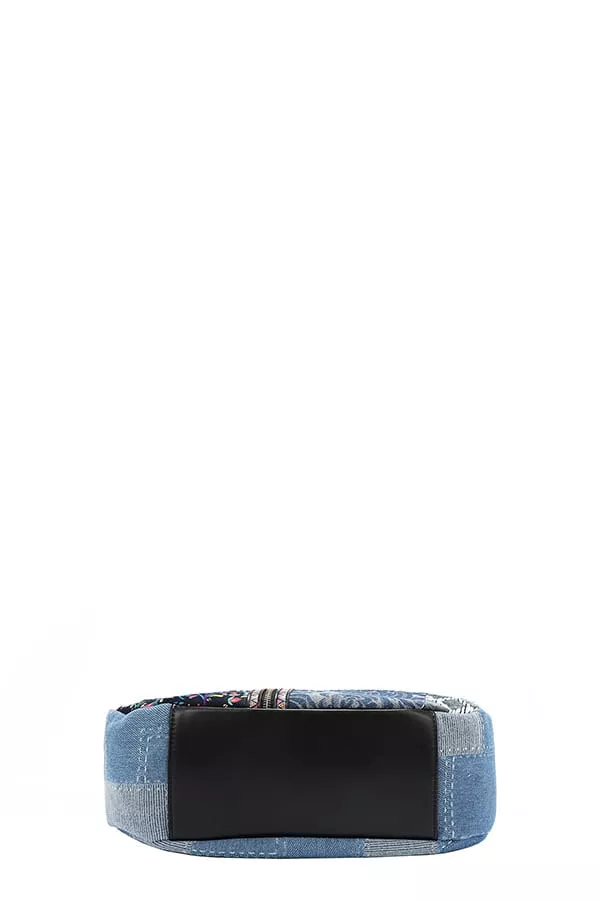 Nicole Lee USA Bosque De Amor Denim Hobo Bag - Image 8