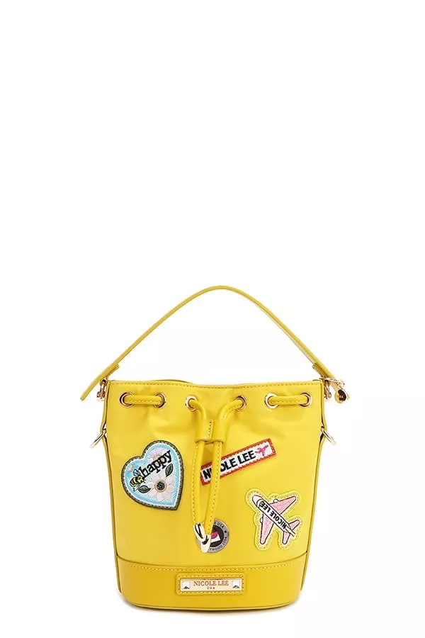 Nicole Lee USA Color Patch Bucket Bag - Image 17