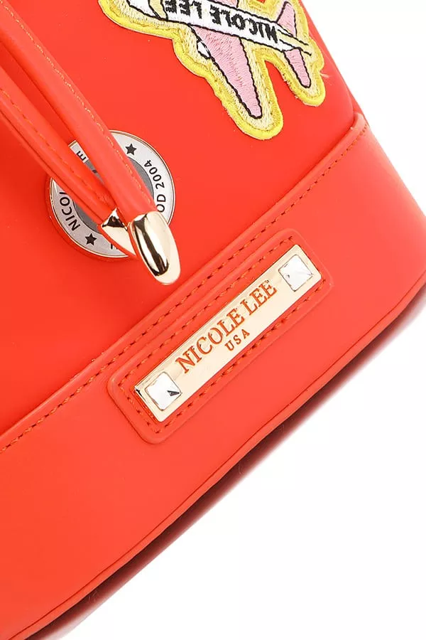 Nicole Lee USA Color Patch Bucket Bag - Image 9