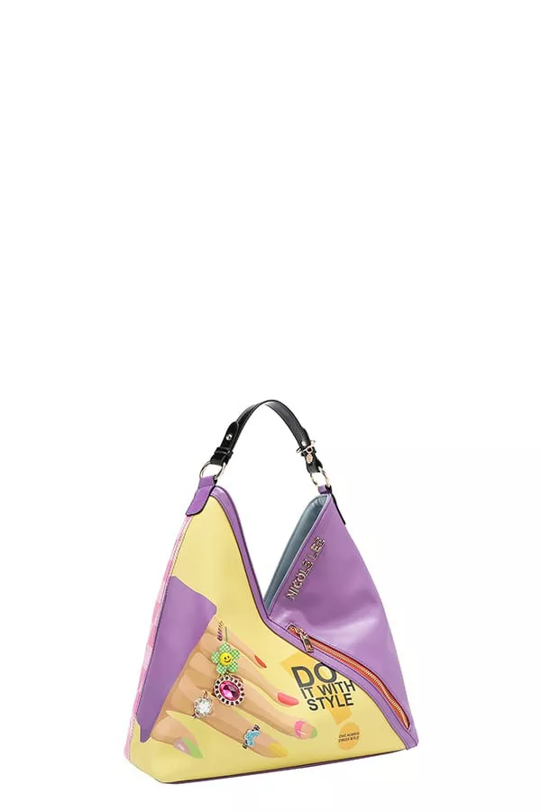 Nicole Lee USA Nail Polish Hobo Bag - Image 2