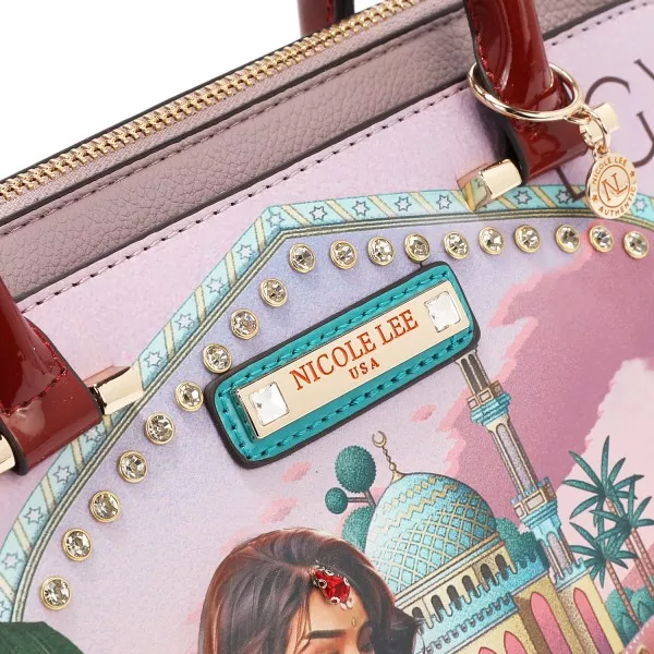 Nicole Lee USA Queen Cleopatra Dome Handbag - Image 12