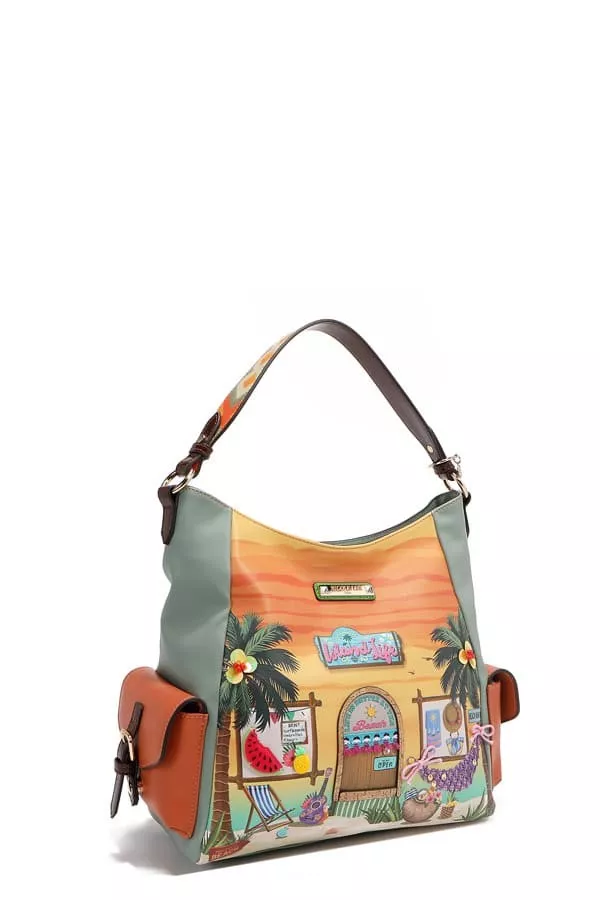 Nicole Lee USA Sun and Sand Hobo Handbag - Image 2