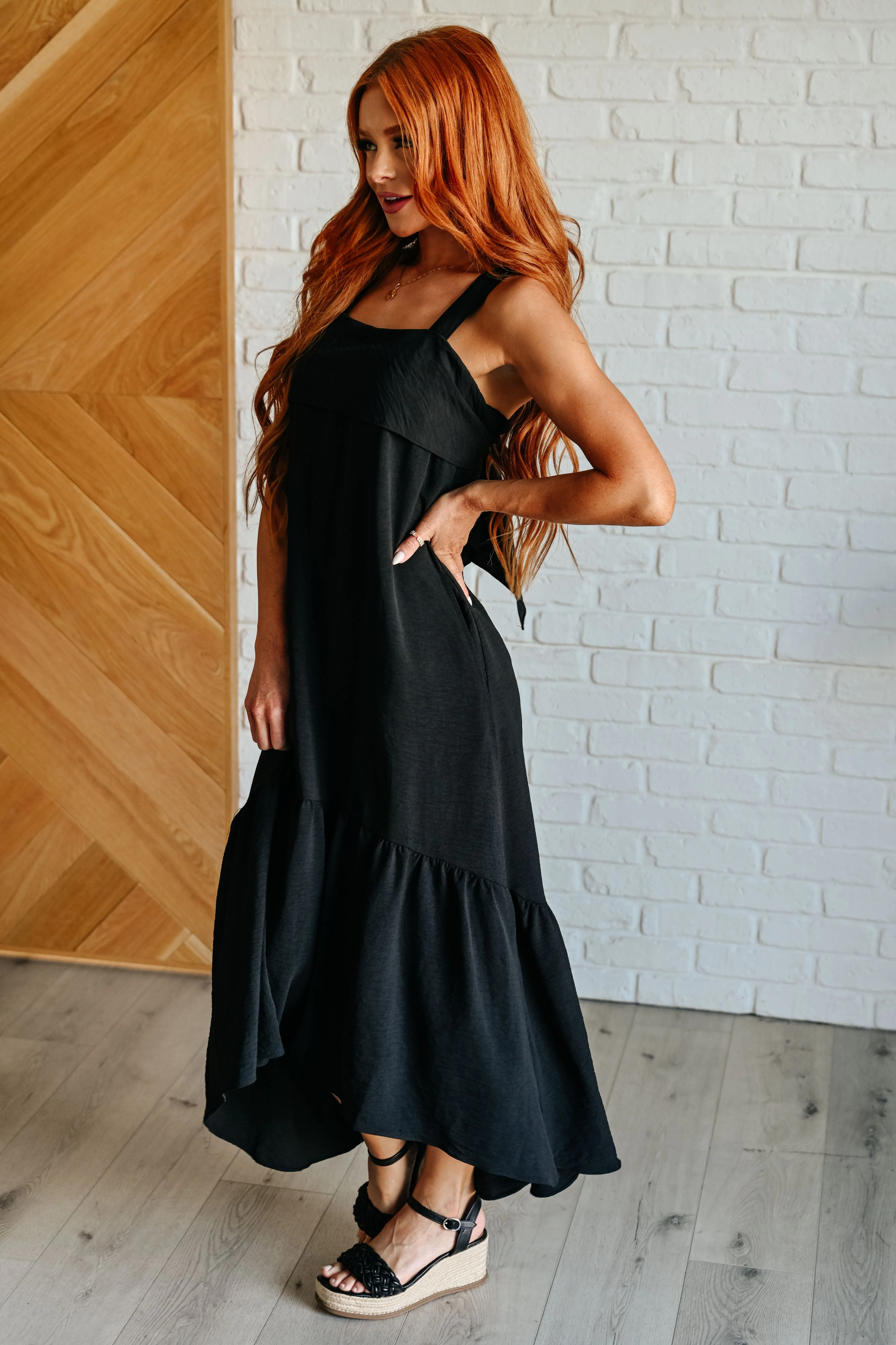 Nightlife Tie Back Maxi Dress - Image 3
