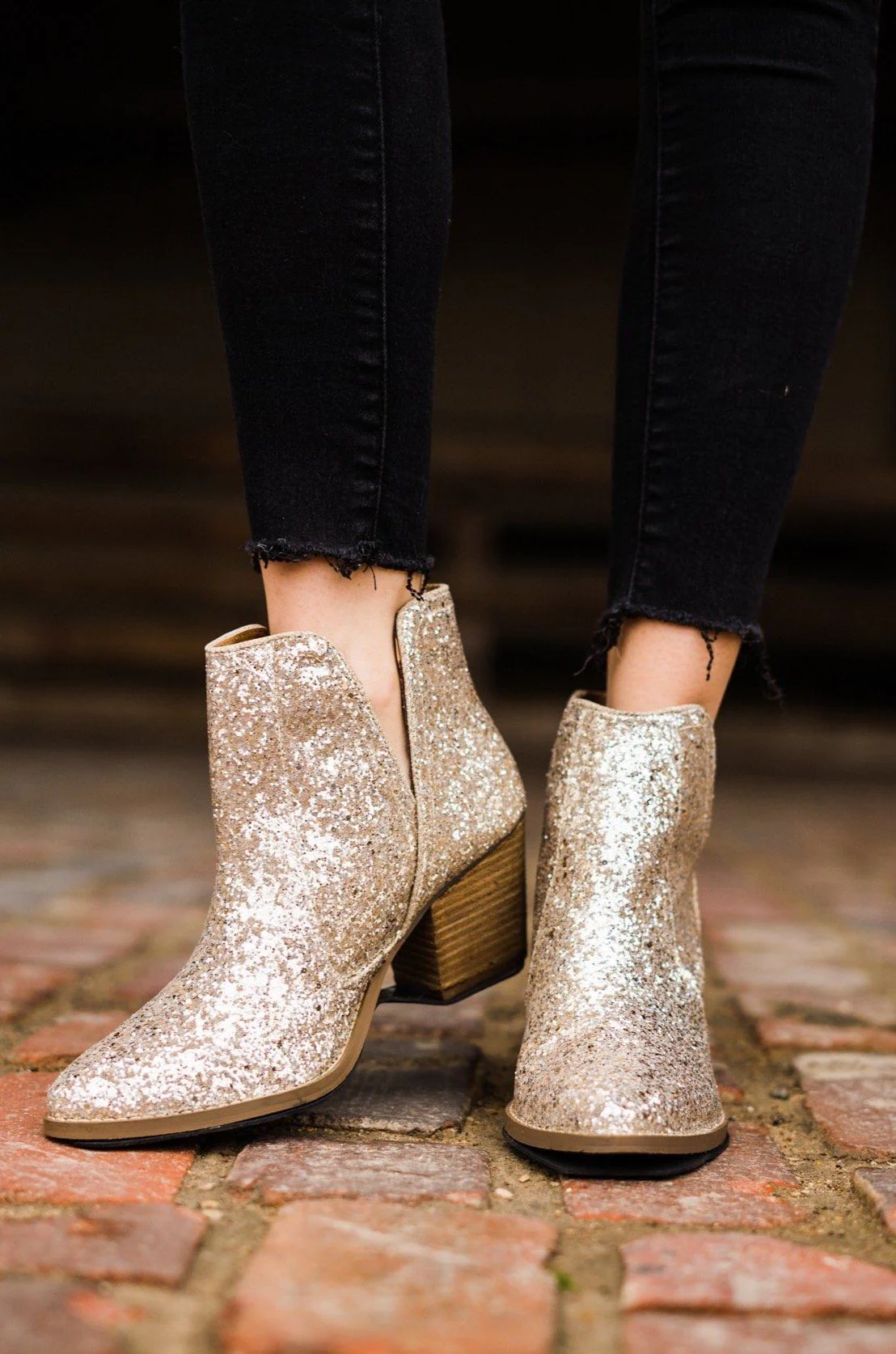 Fiera Booties in Gold - Image 7