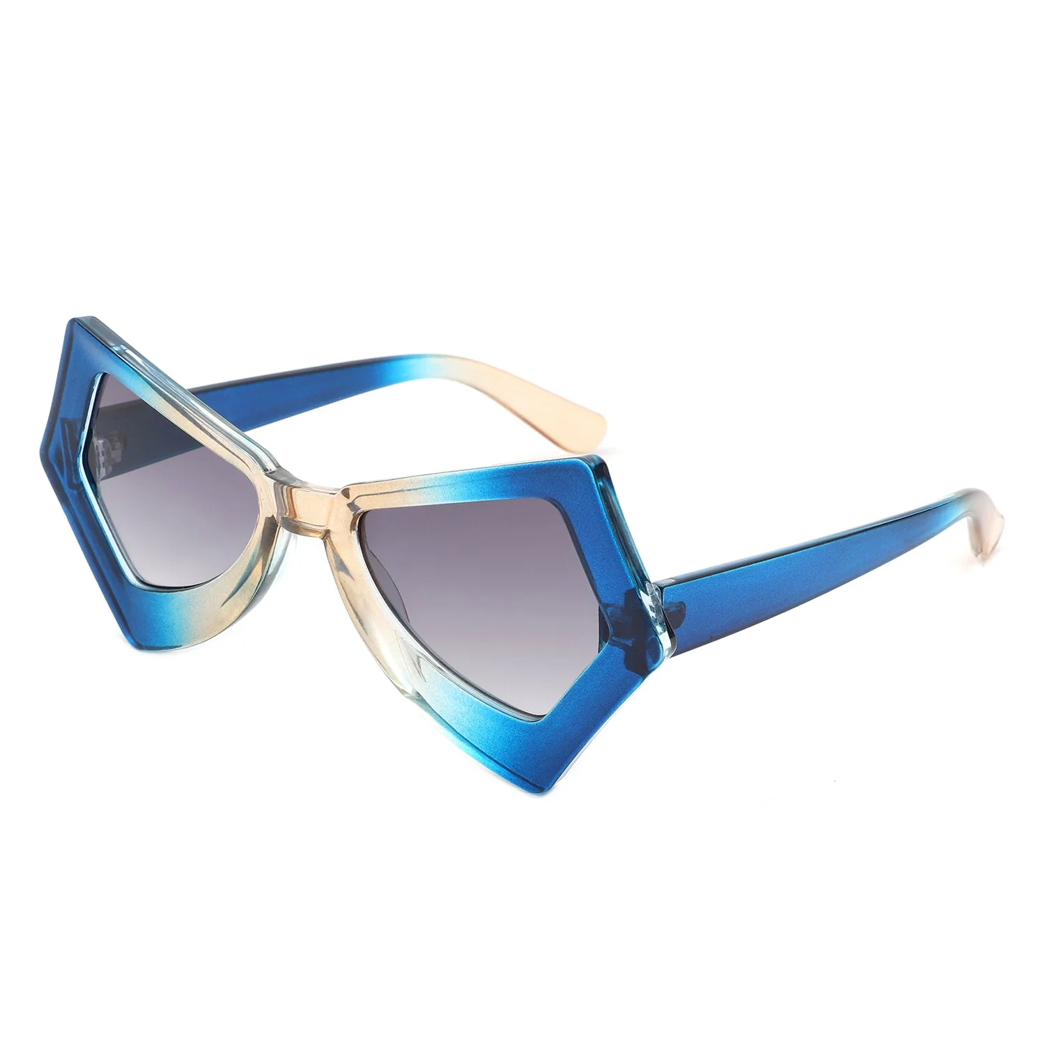 Nymeria - Irregular Sharp Geometric Fashion Women's Sunglasses - Image 6