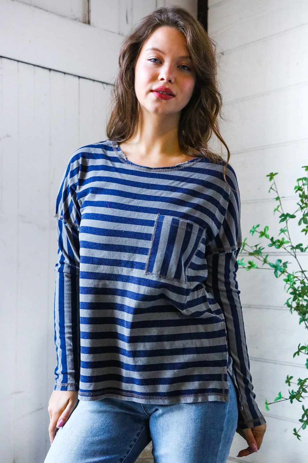 Navy Days Long Sleeve Top - Image 3