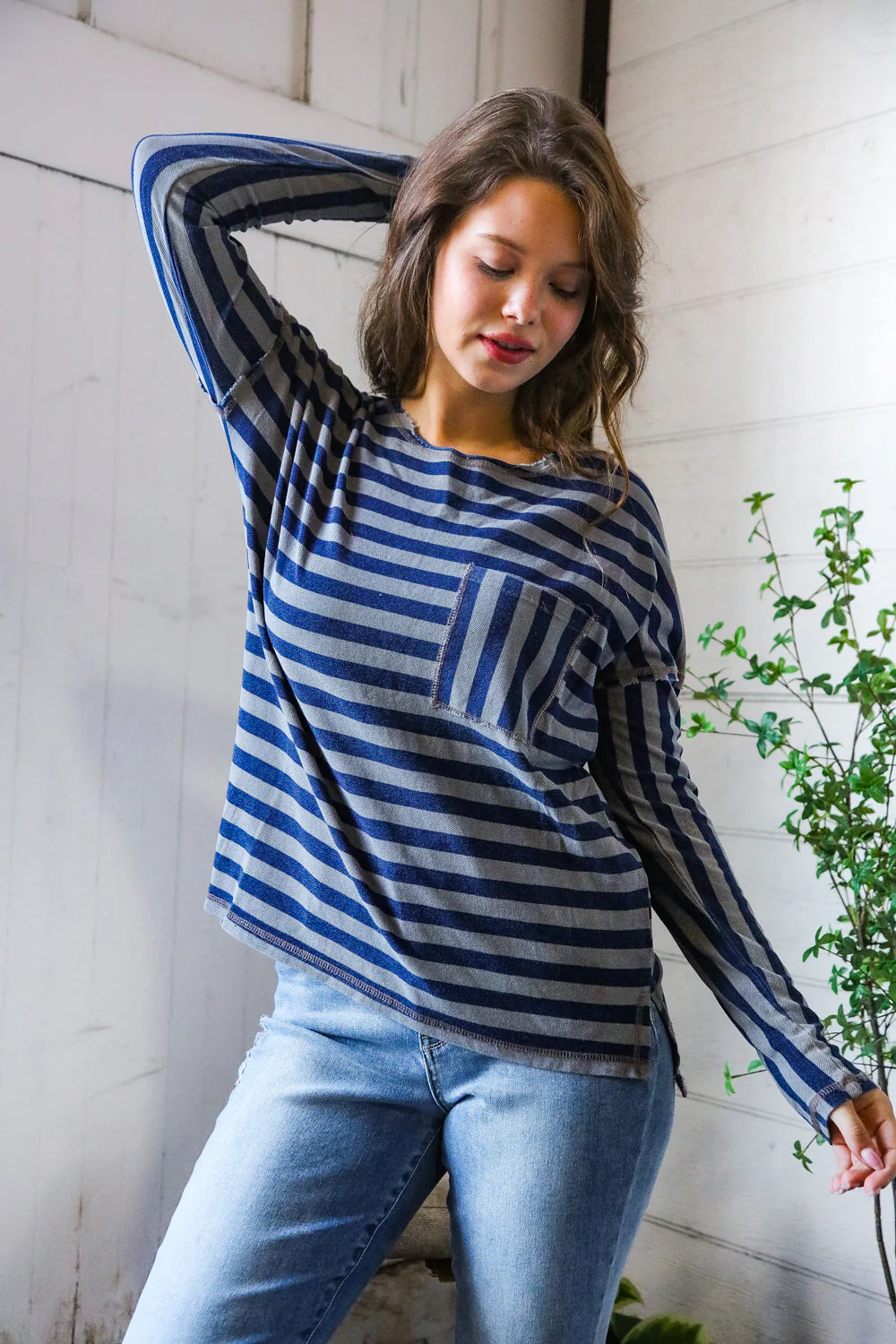 Navy Days Long Sleeve Top - Image 4