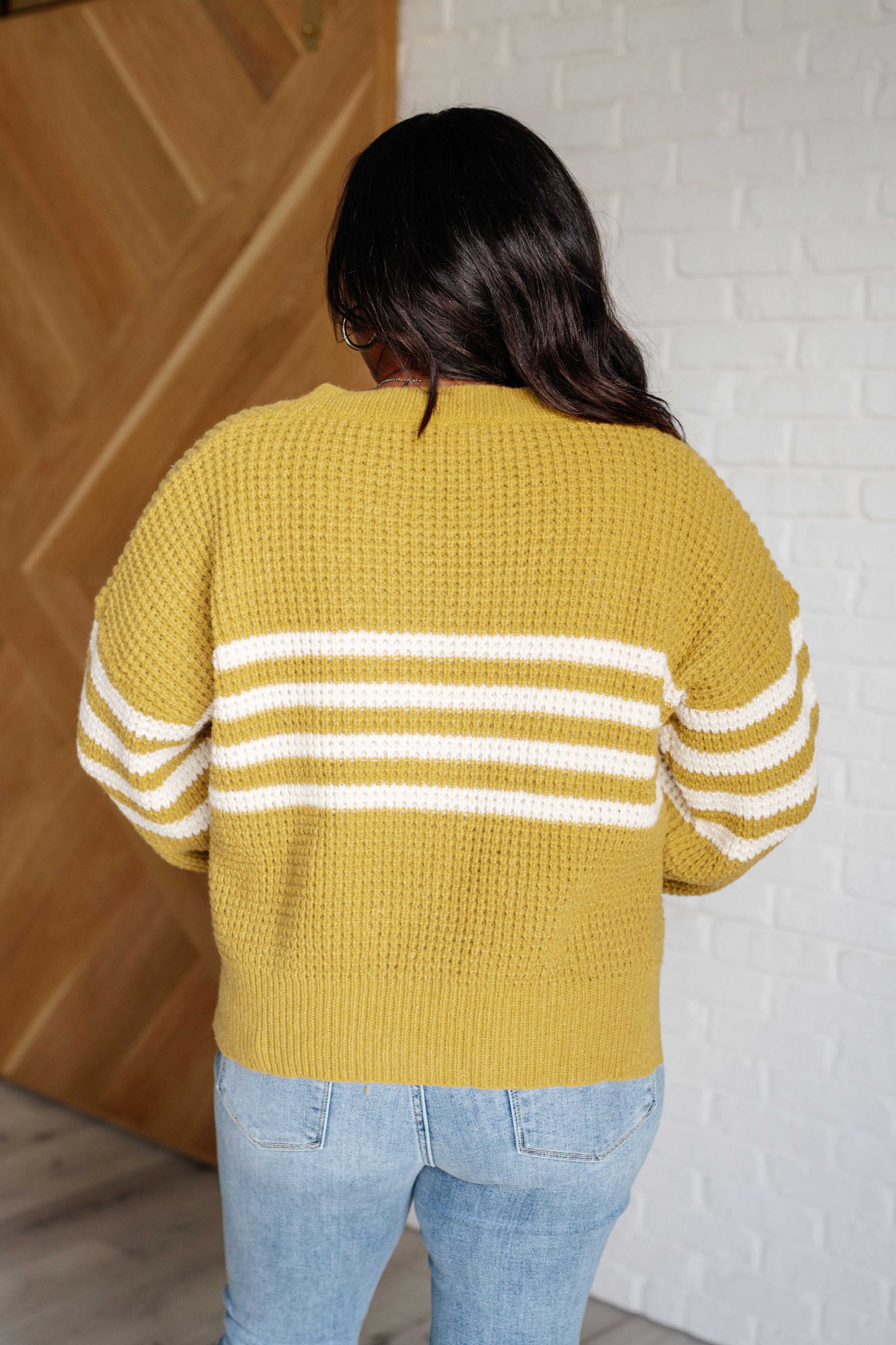 On Top of the World Striped Cardigan - Image 9