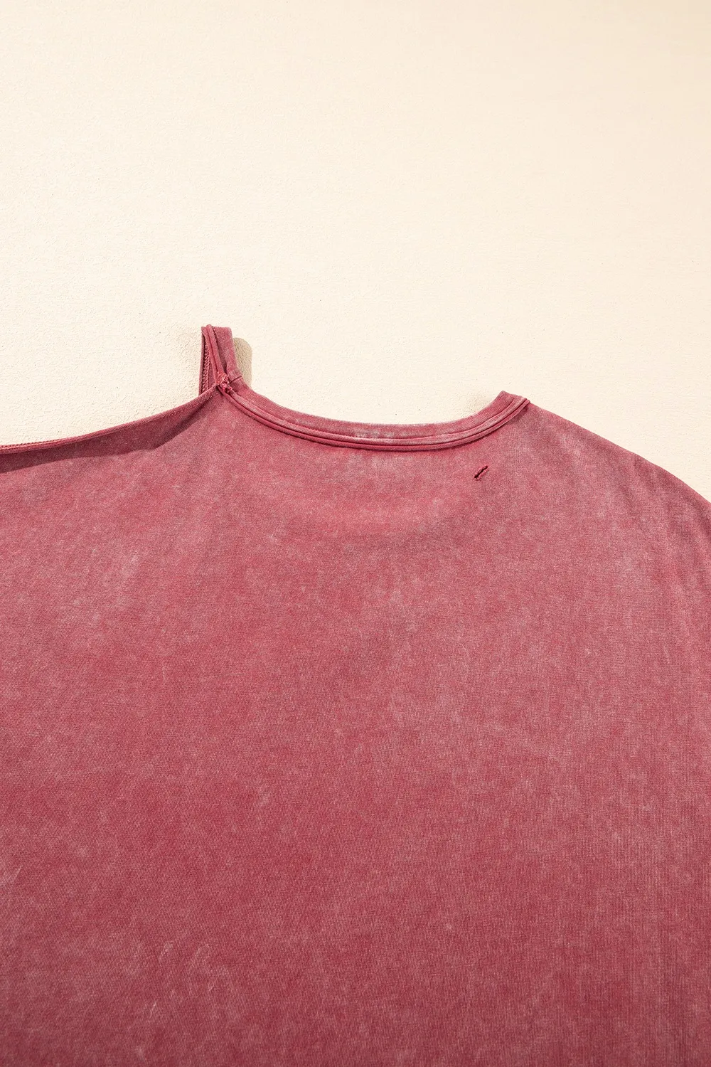 One Shoulder Half Sleeve Oversized Tunic T Shirt - Image 6