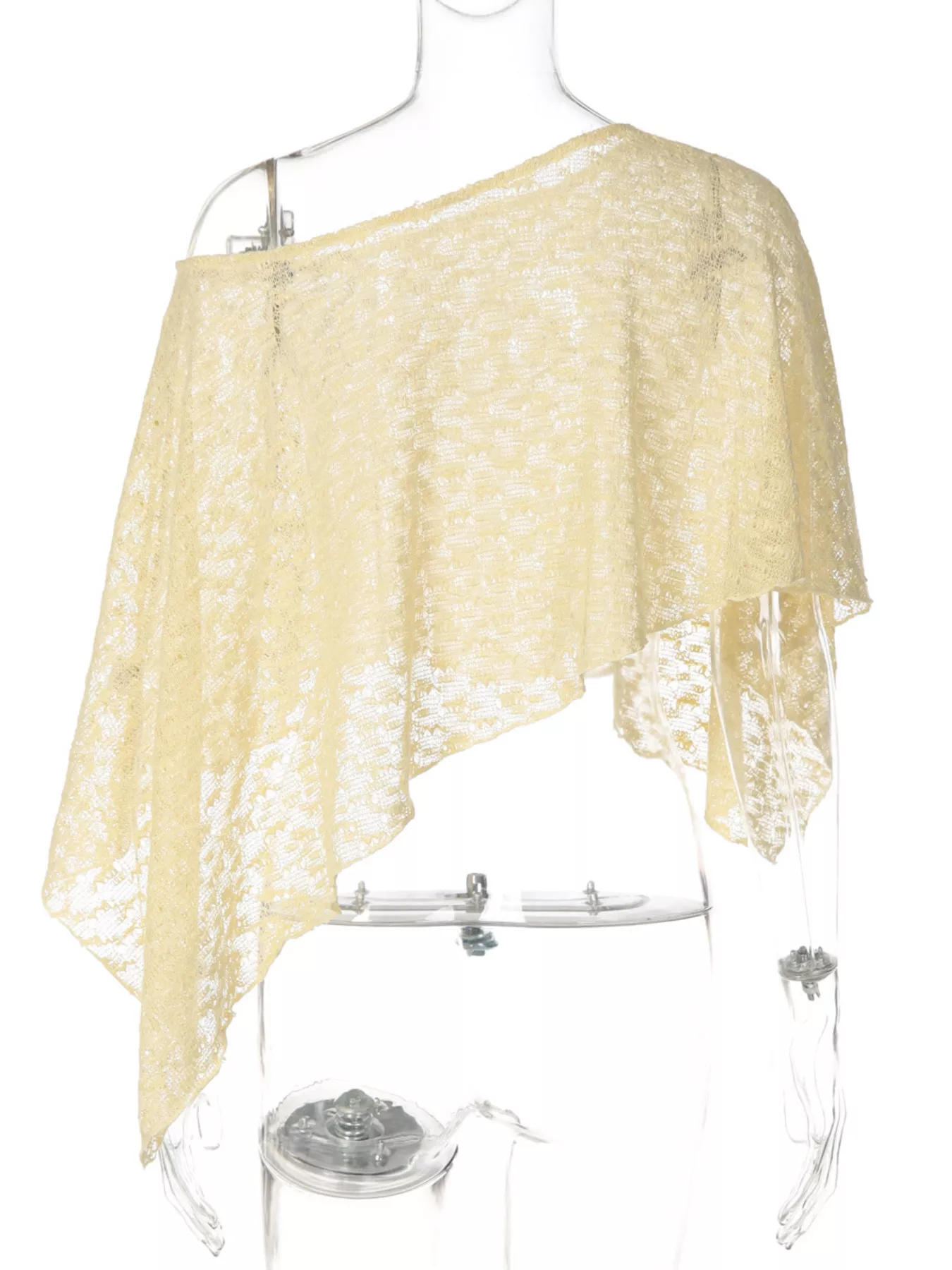 One Shoulder Long Sleeve Cover Up - Image 6