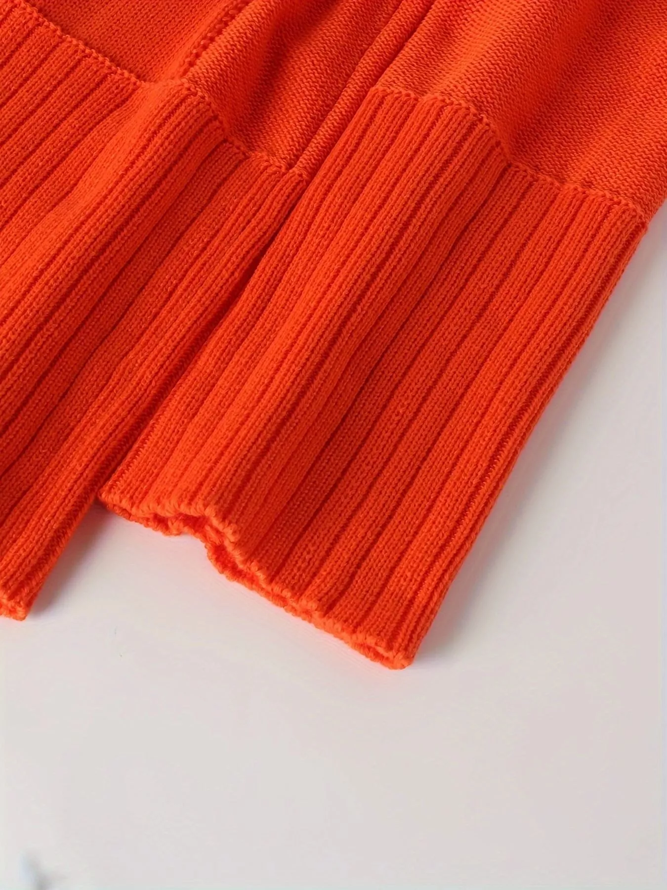 Open-Front Knit Cardigan - Image 7