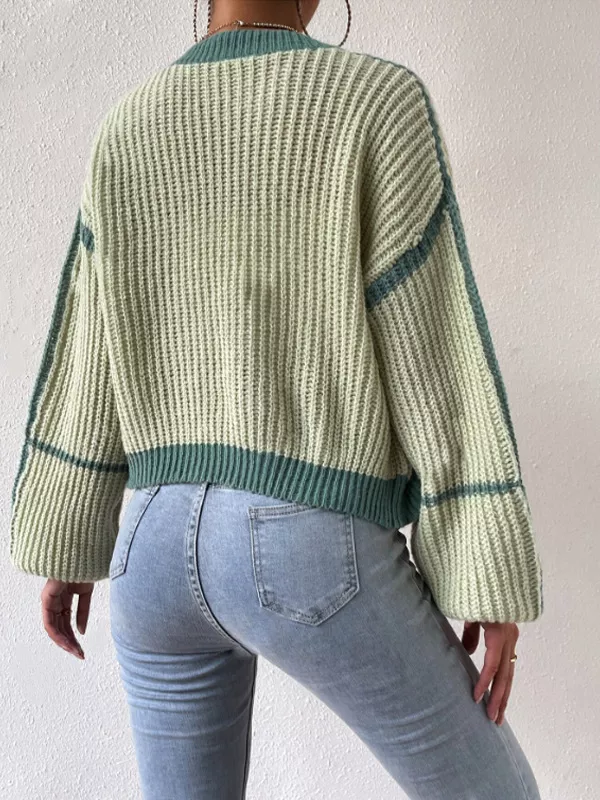 Open Front Long Sleeve Cardigan - Image 6