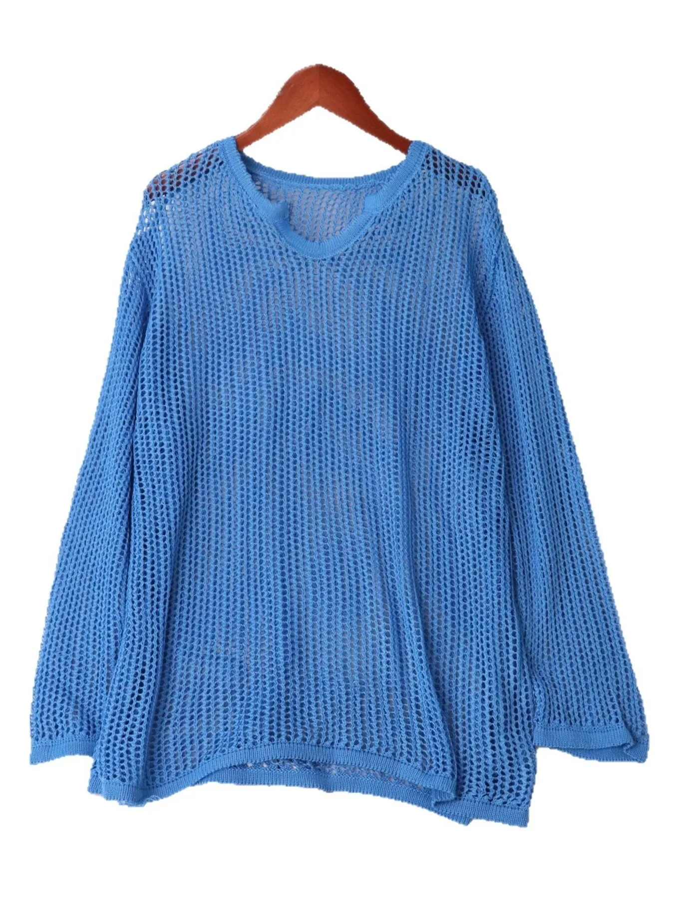 Openwork Relaxed Fit Knit Cover Up - Image 2