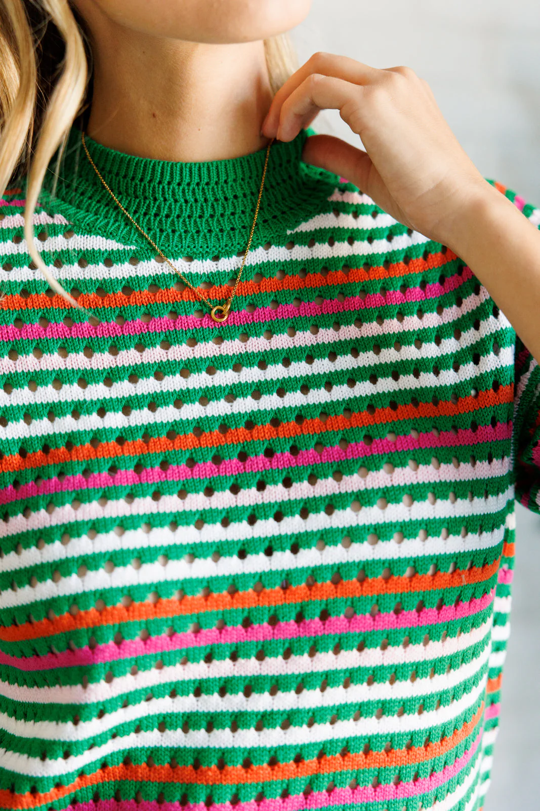 Our Situationship Knit Striped Top - Image 6